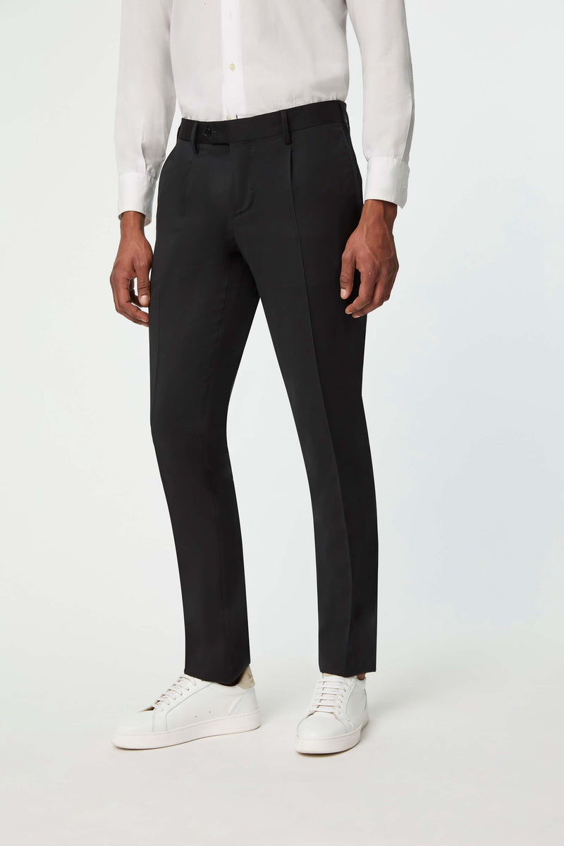 Lubiam Pantalone Duetto LONG ISLAND nero Pantalone Duetto LONG ISLAND nero