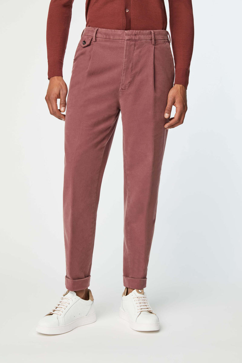 Lubiam Pantalone MILES tinto capo viola vinaccia Pantalone MILES tinto capo viola vinaccia