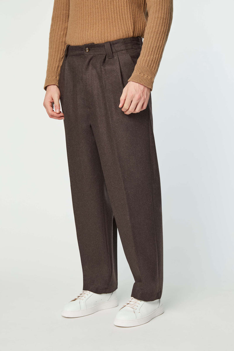 Lubiam Pantalone MARK non trattato marrone Pantalone MARK non trattato marrone