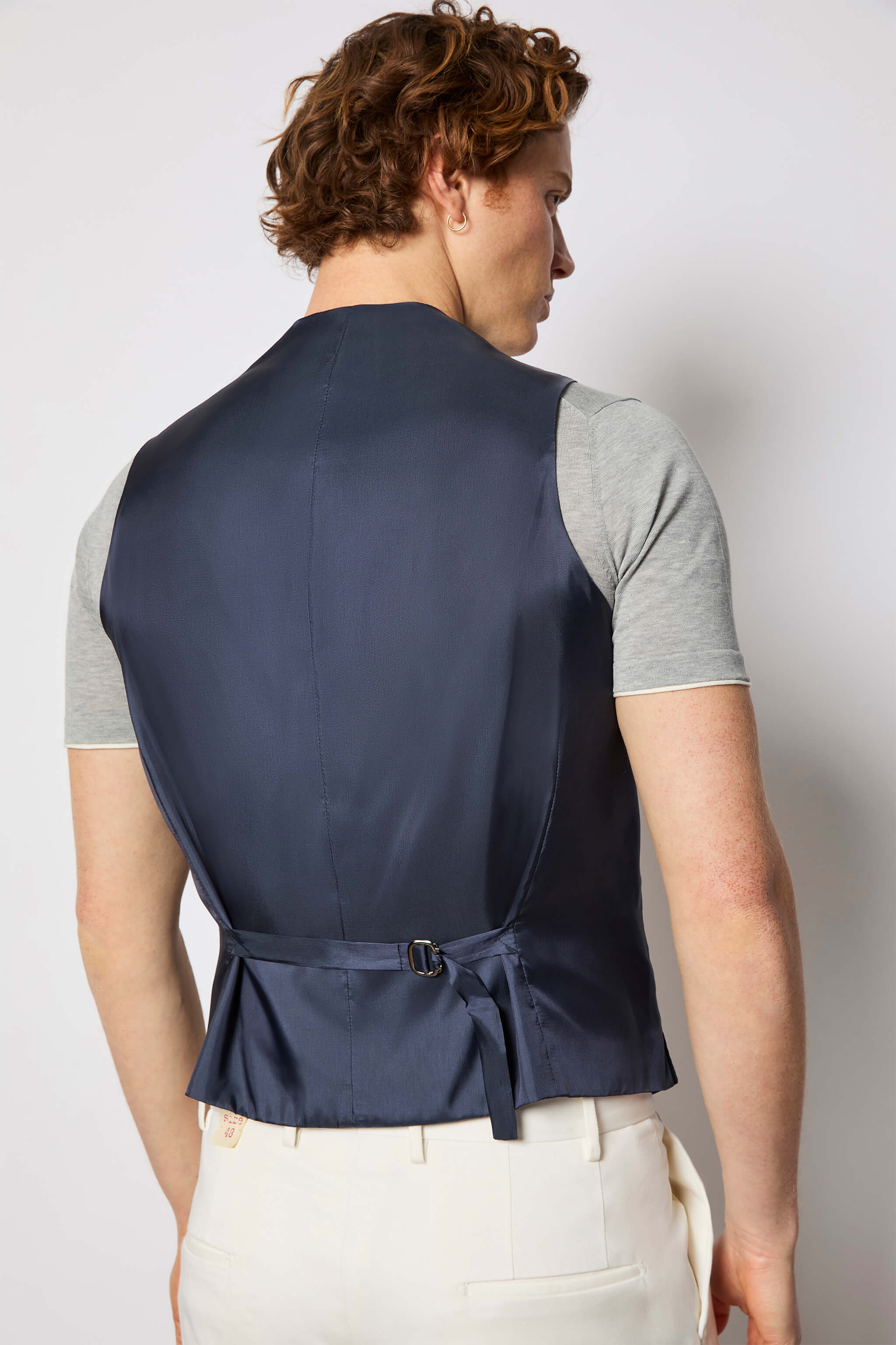 Gilet Comfort drop 4 non trattato blu navy