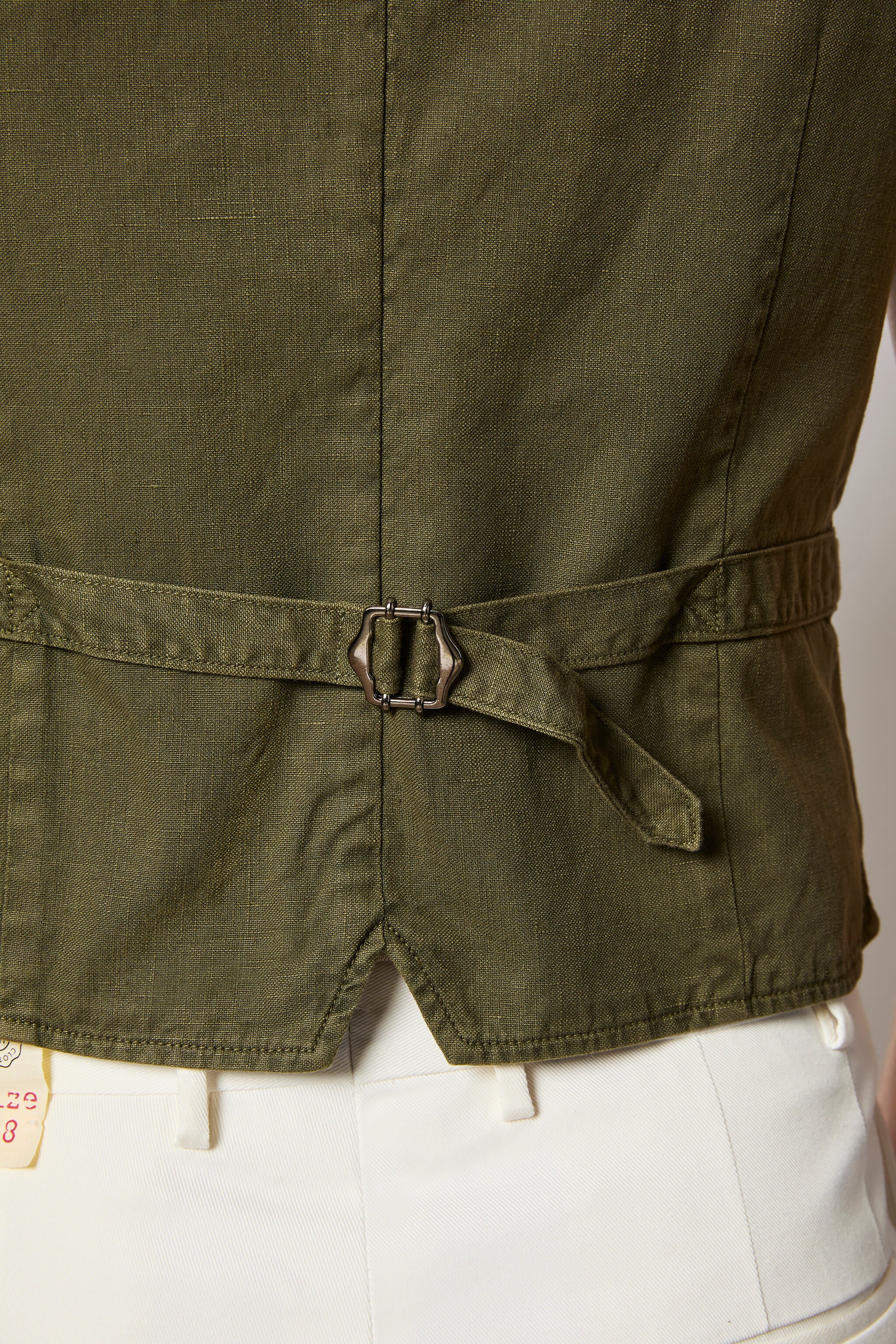 Garment-dyed MIKE vest - green