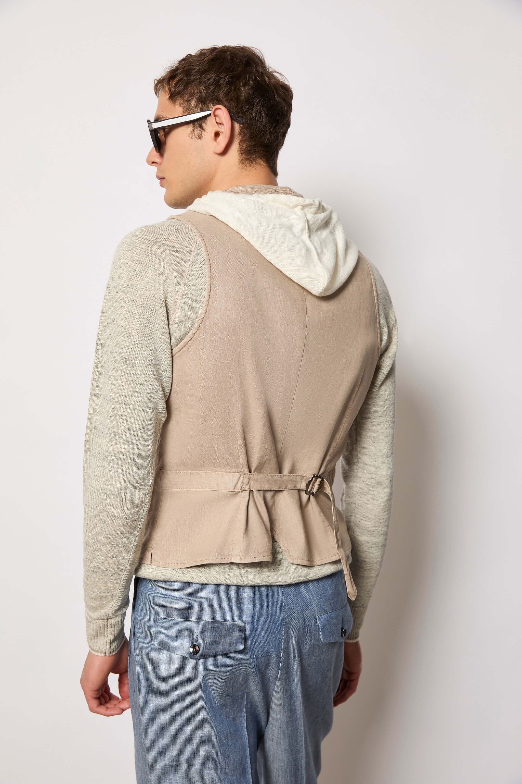 Gilet OSCAR tinto capo beige