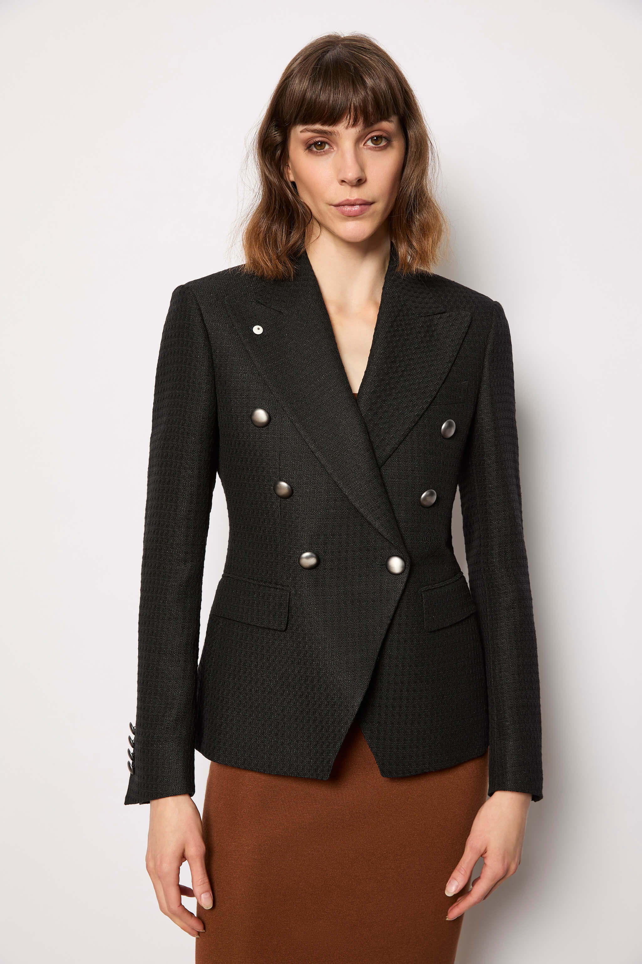 ILARIA jacket untreated - black