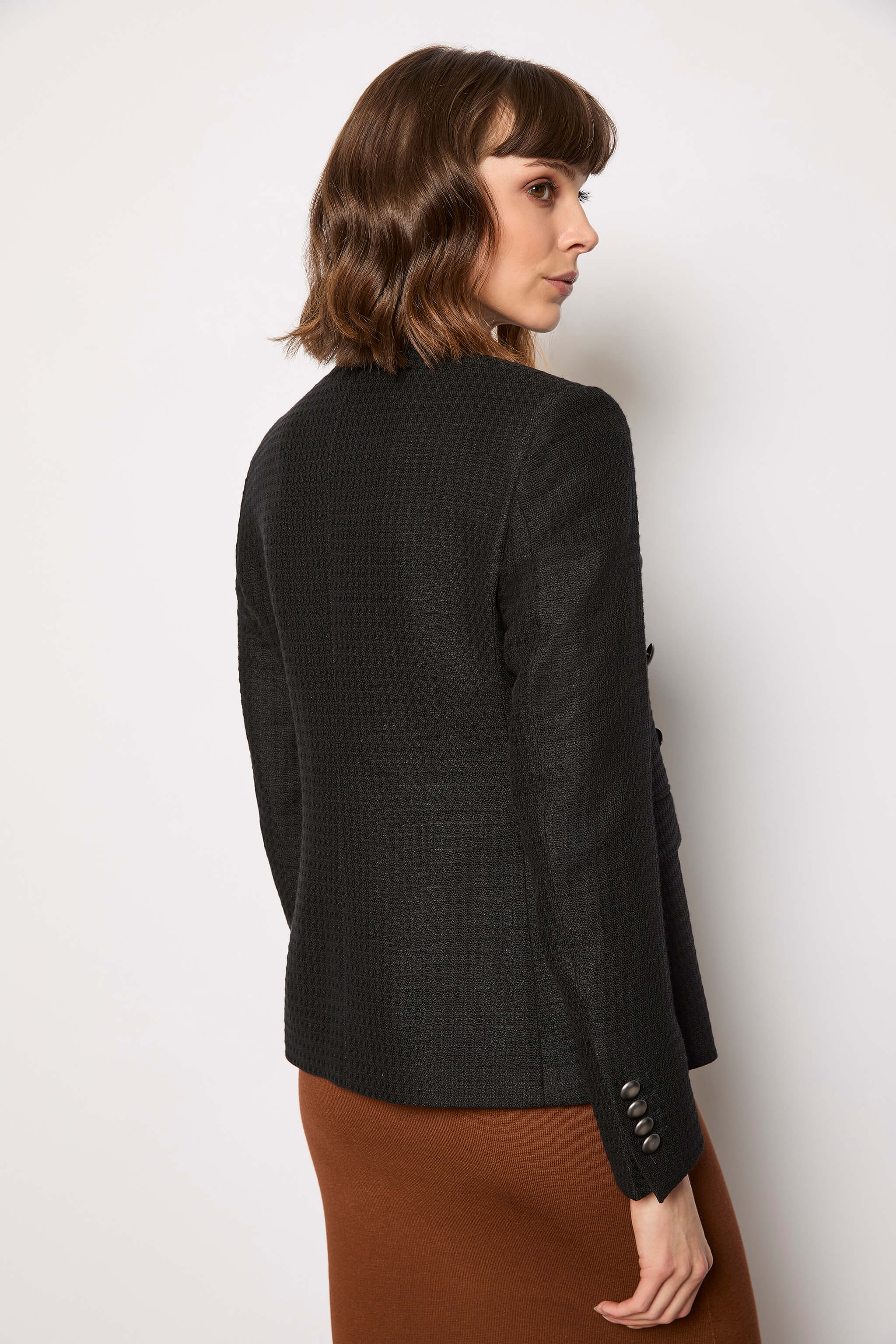 ILARIA jacket untreated - black