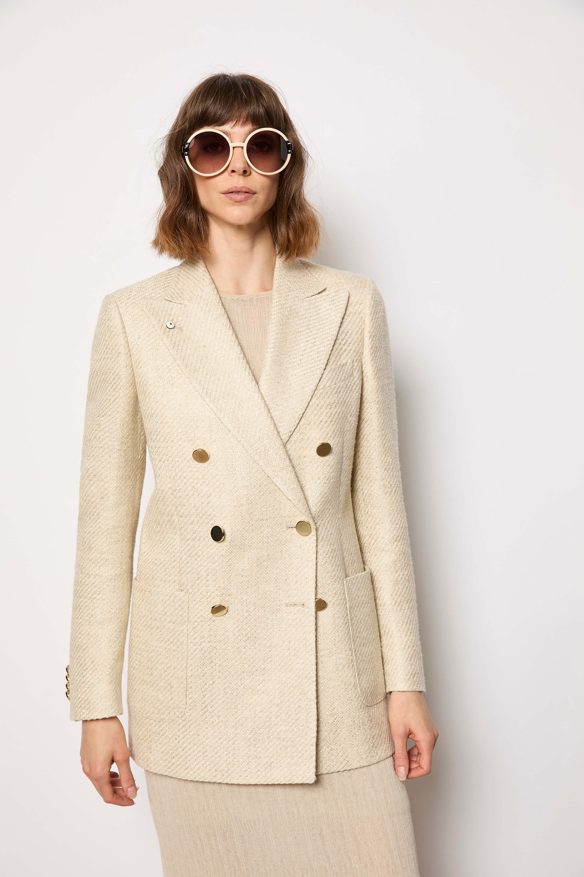 CLAUDIA jacket untreated - sand beige