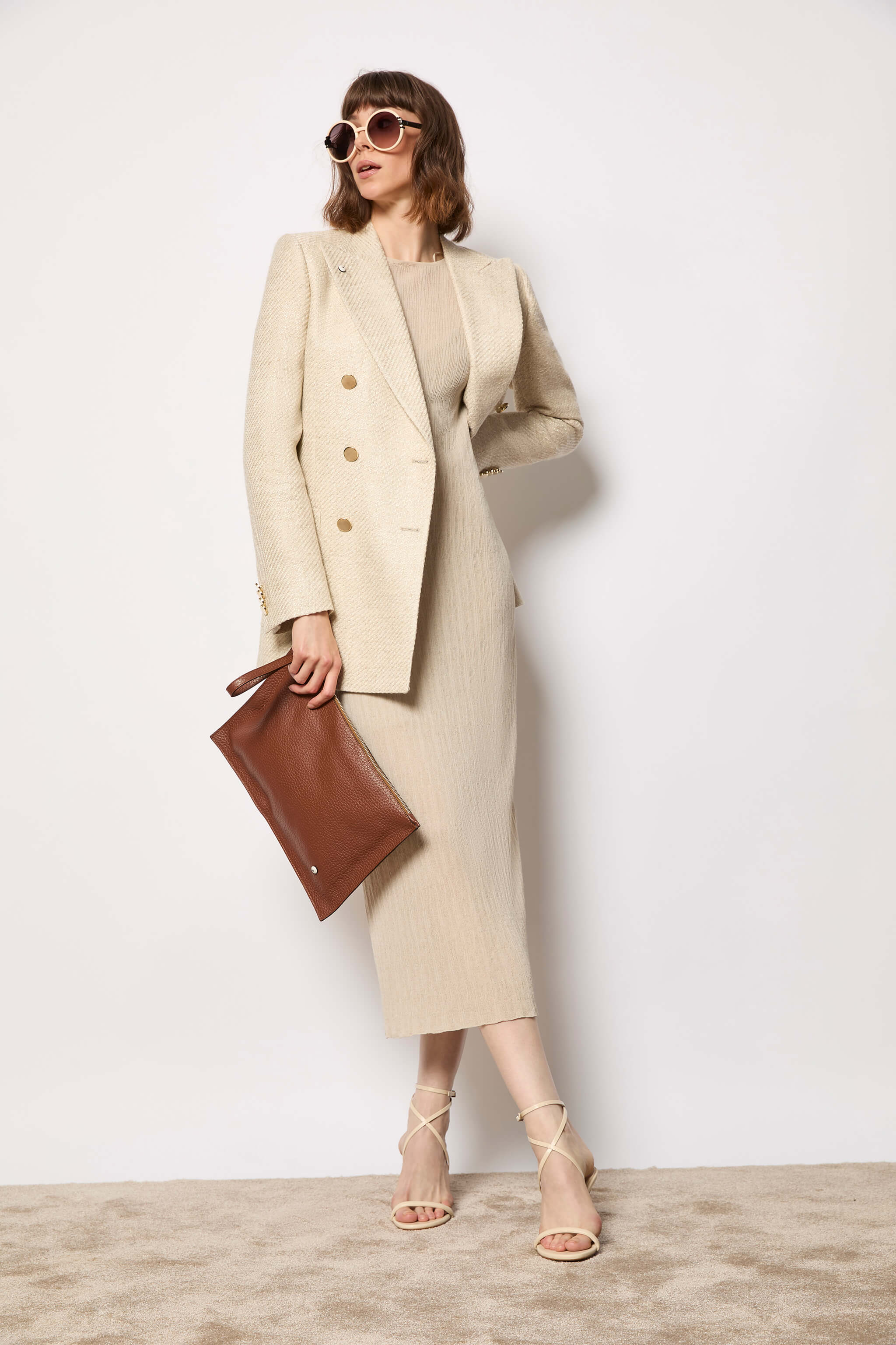 CLAUDIA jacket untreated - sand beige