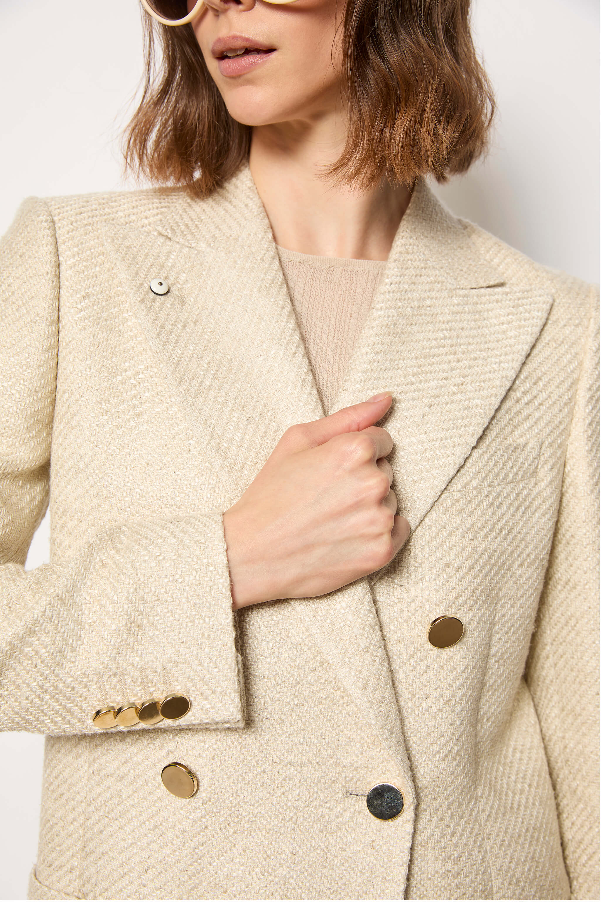 CLAUDIA jacket untreated - sand beige