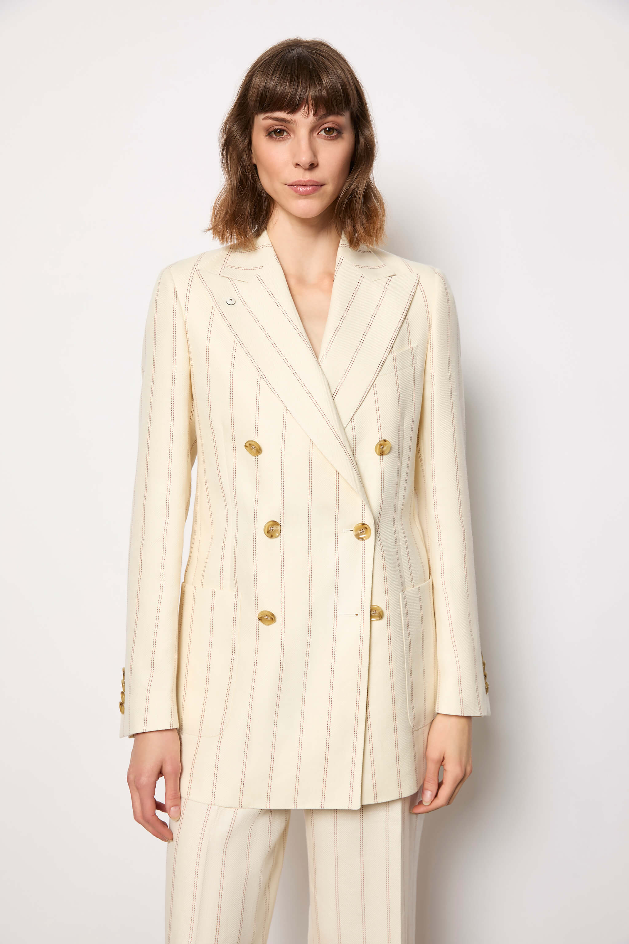 CLAUDIA jacket untreated - ivory