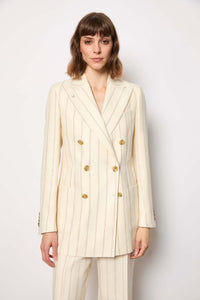 Claudia jacket untreated - ivory white