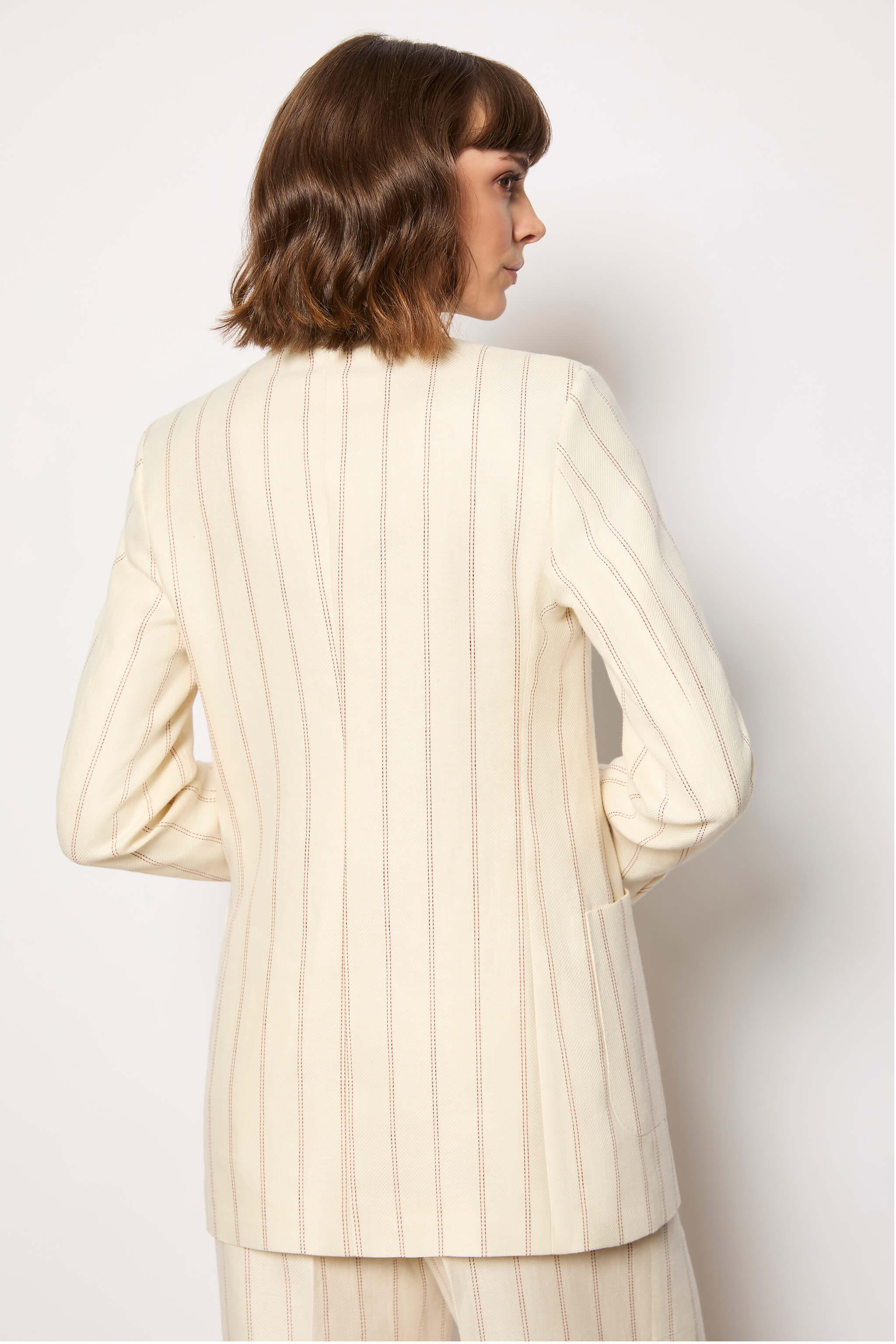 CLAUDIA jacket untreated - ivory