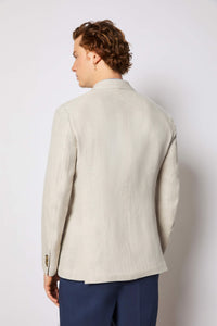 Double-breasted tom jacket - ivory beige