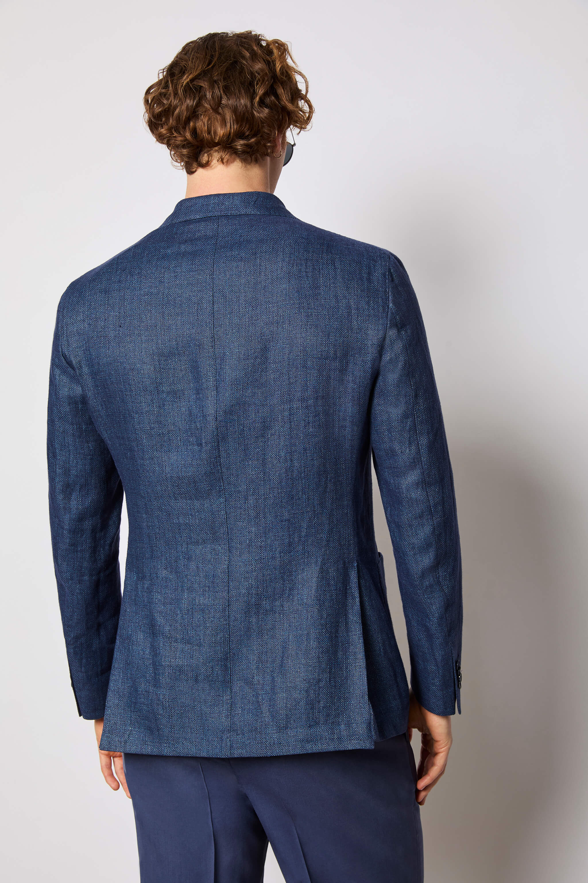 Double-breasted TOM jacket - denim blue