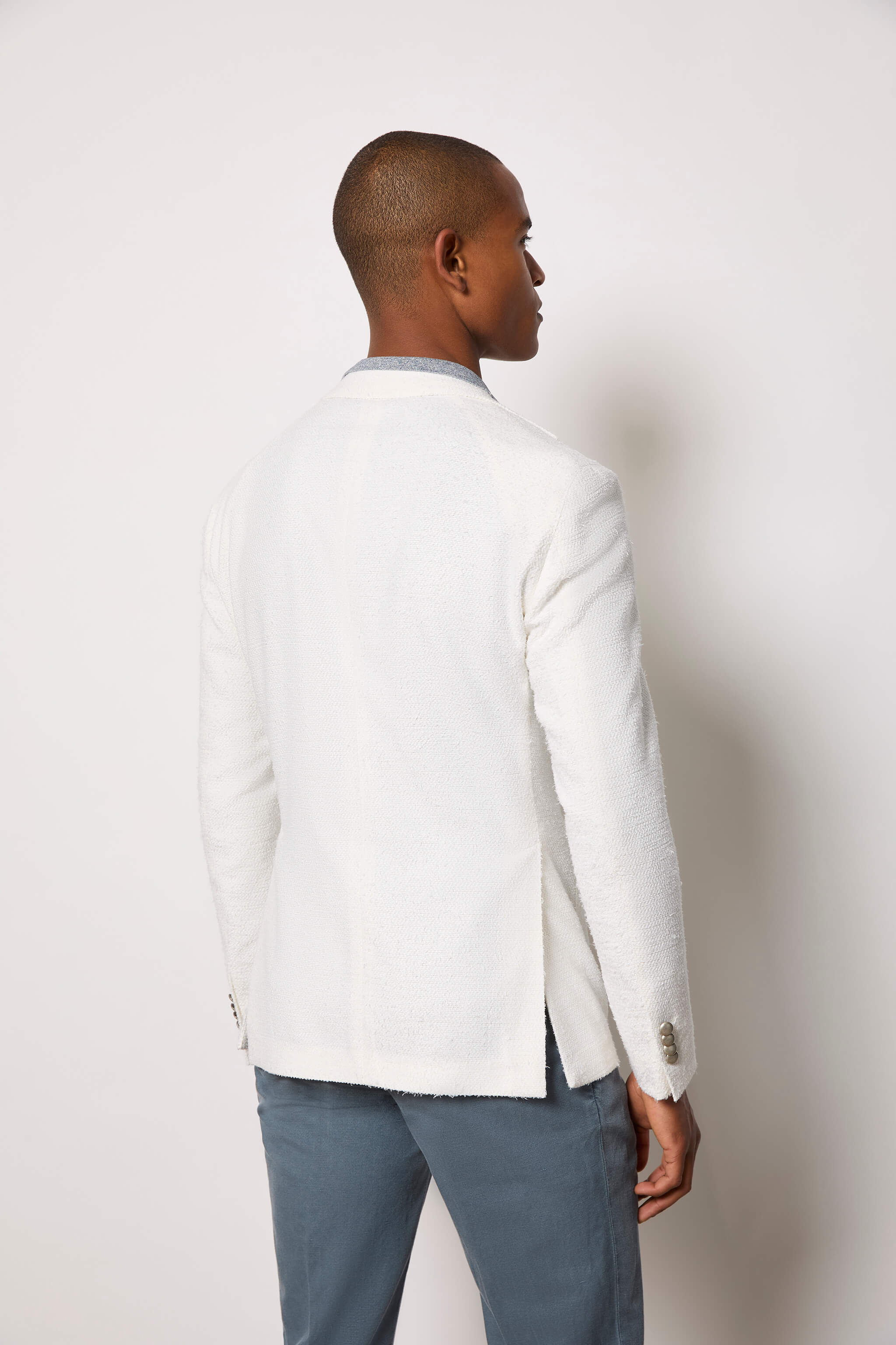 FRANCIS jacket untreated - white