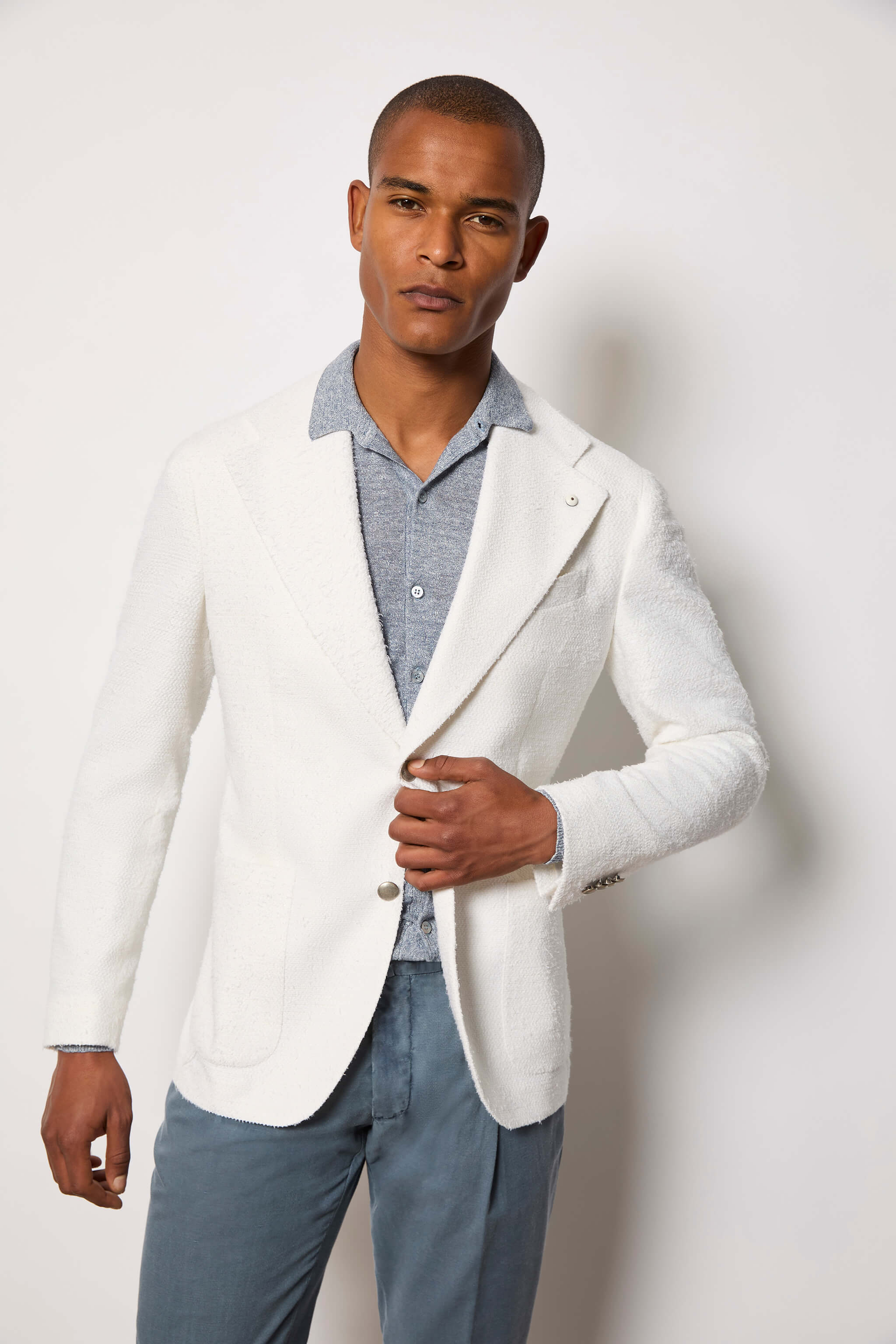 FRANCIS jacket untreated - white