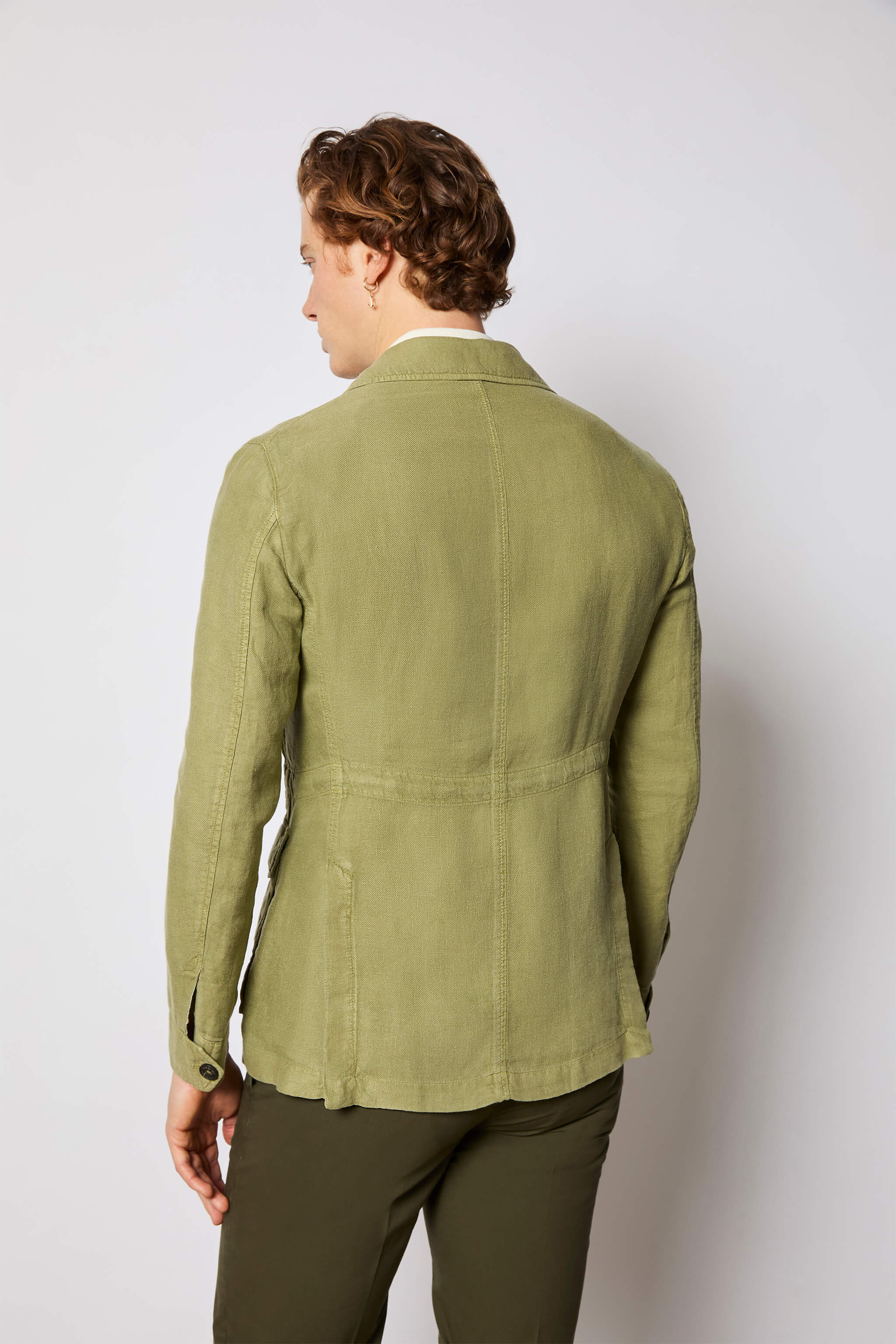 Garment-dyed SAHARA jacket - green