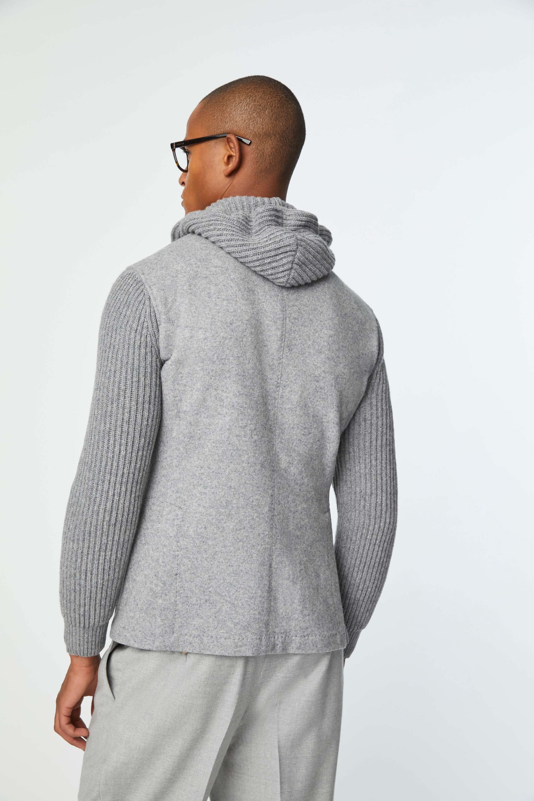 Jersey IVAN jacket in gray