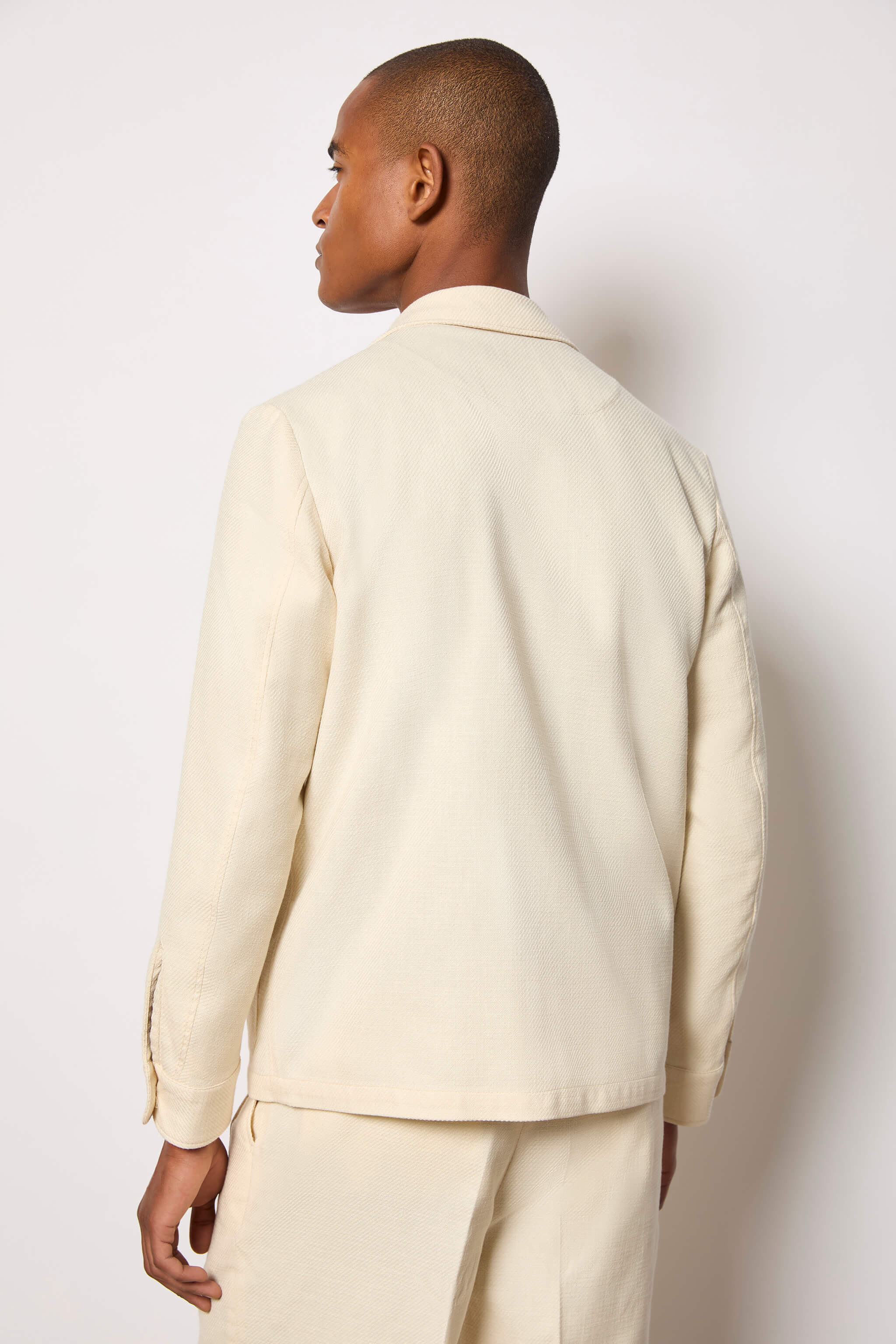 Overshirt untreated - ivory