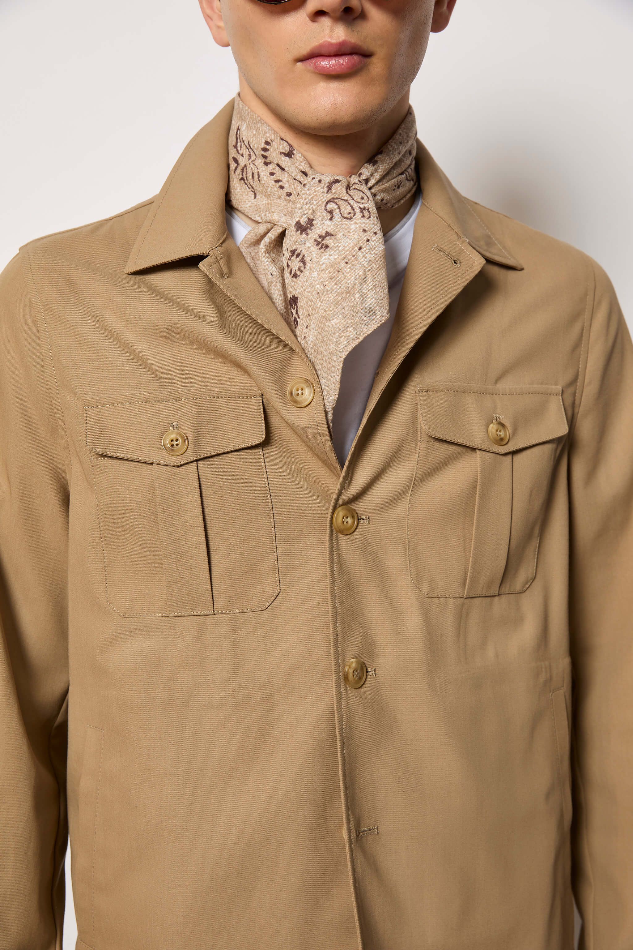 Overshirt untreated - hazelnut