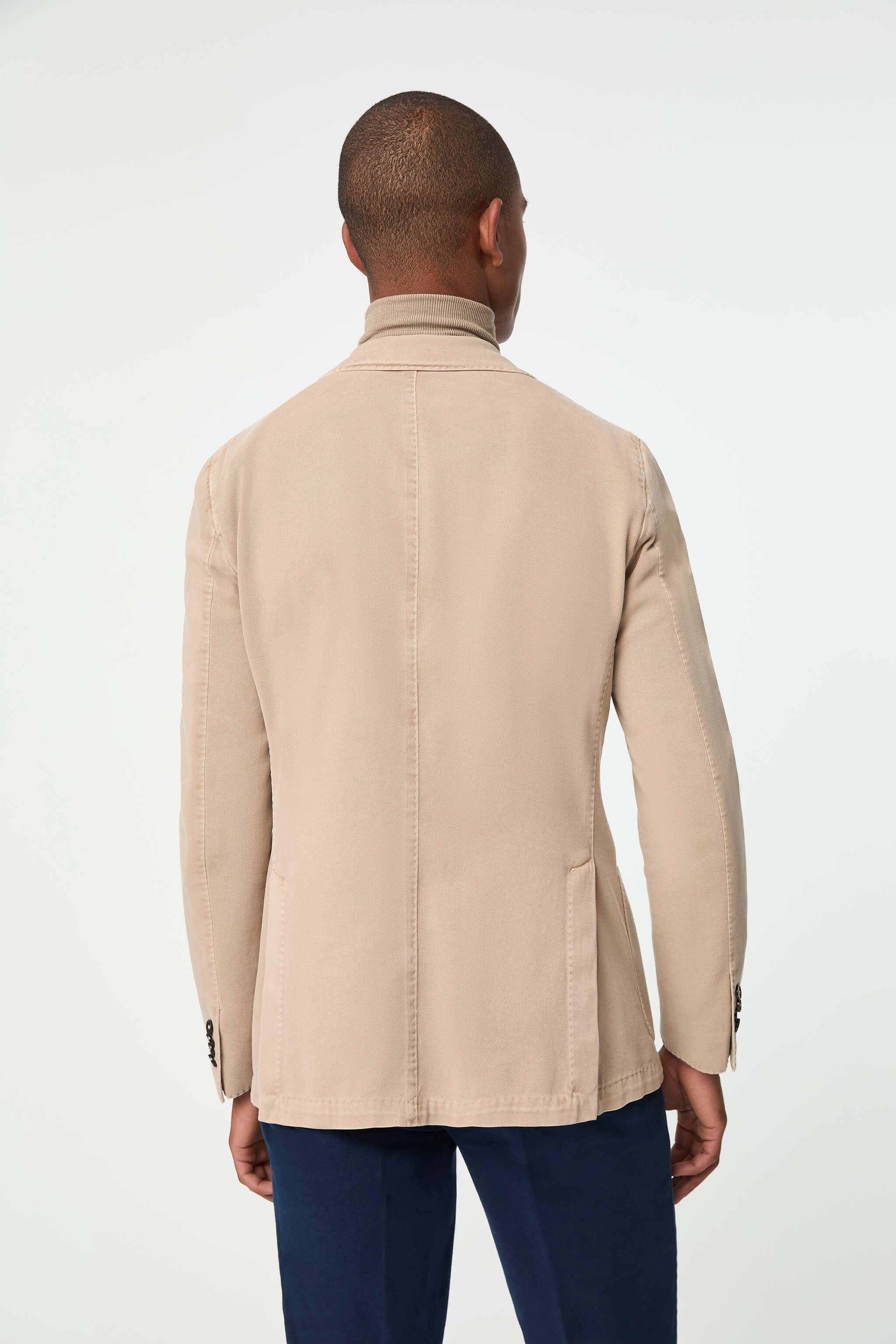 Garment-dyed JACK jacket in beige