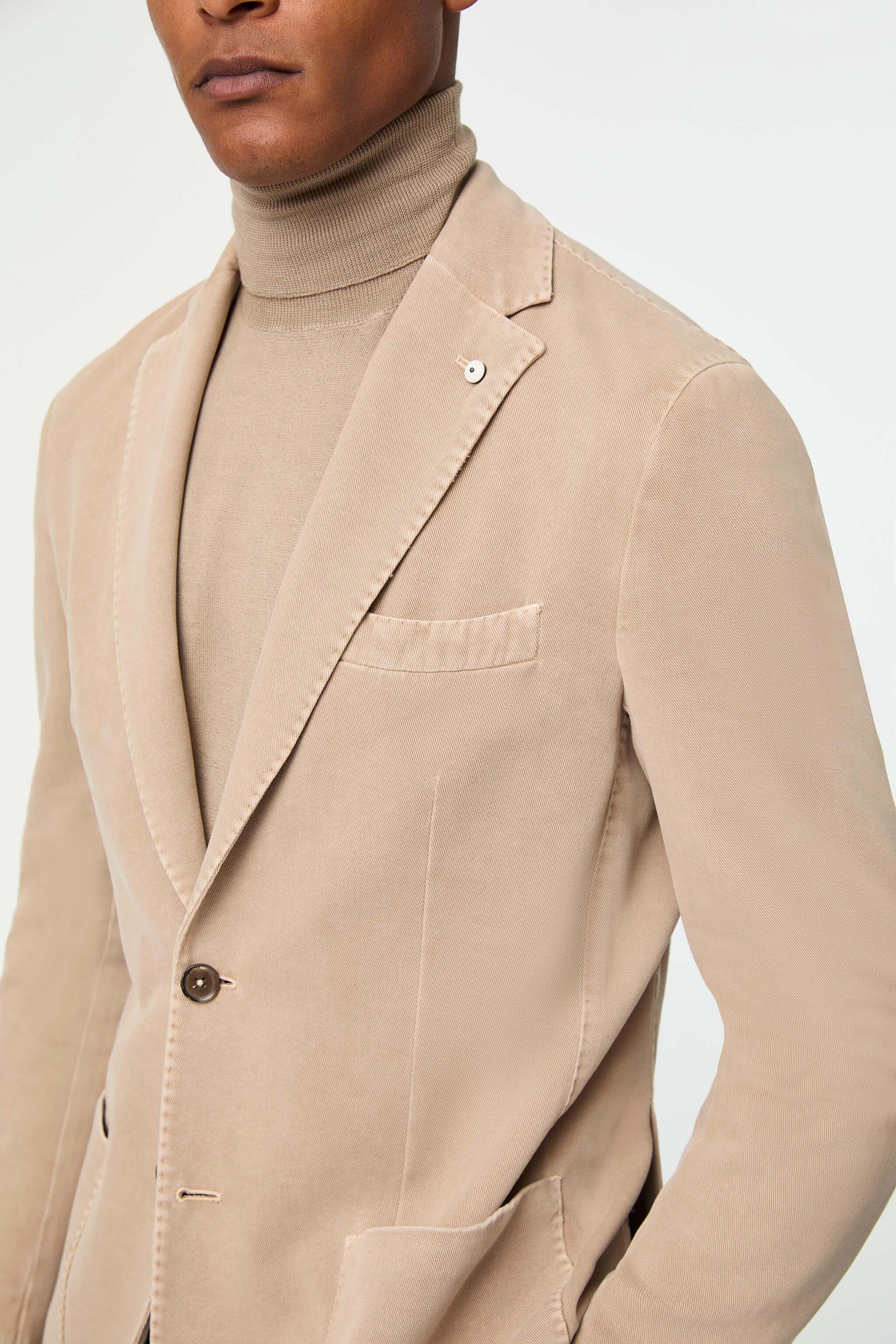 Garment-dyed JACK jacket in beige