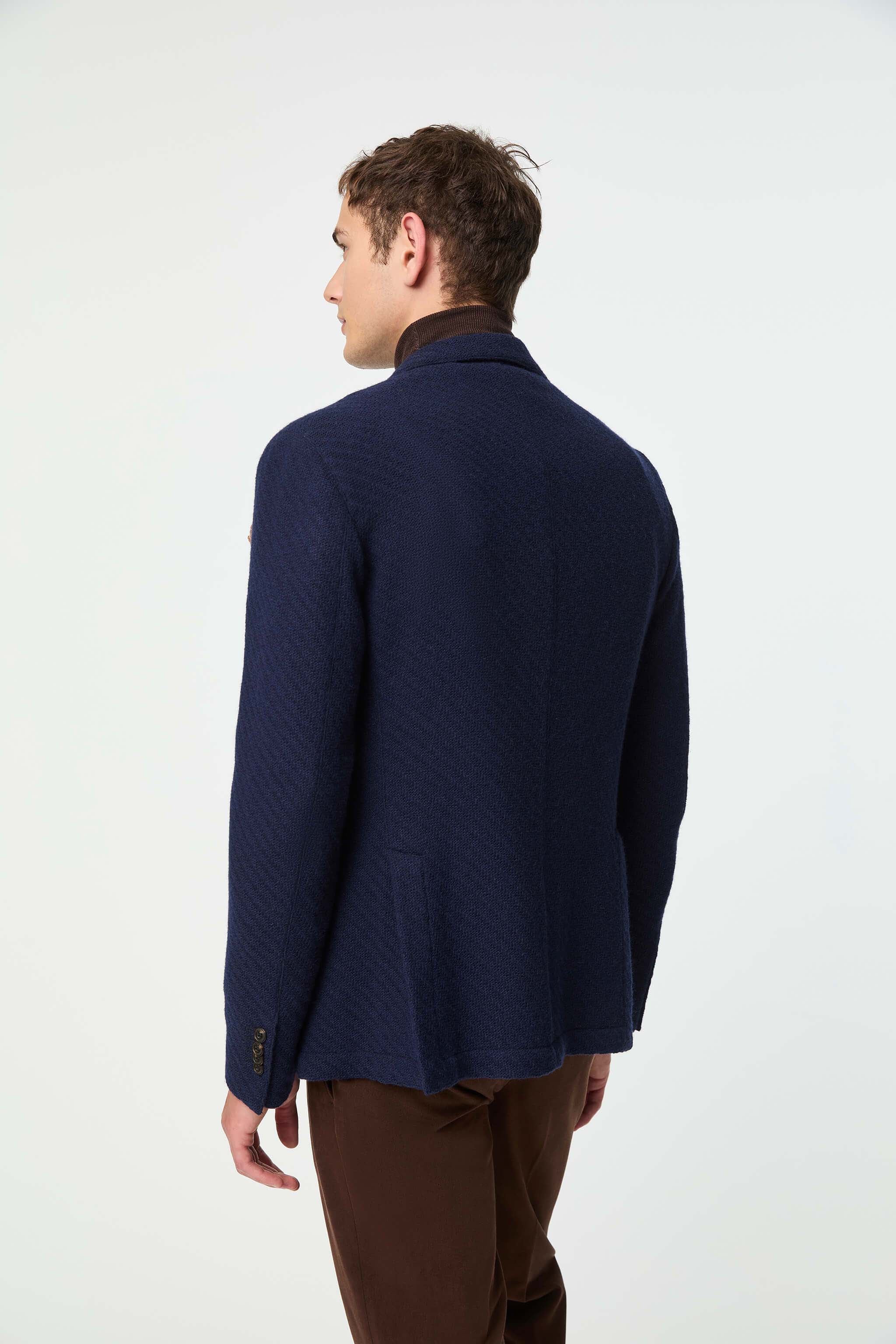 Double-breasted PUNTO jacket in blue