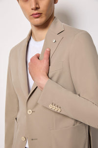 Travel jacket beige terra