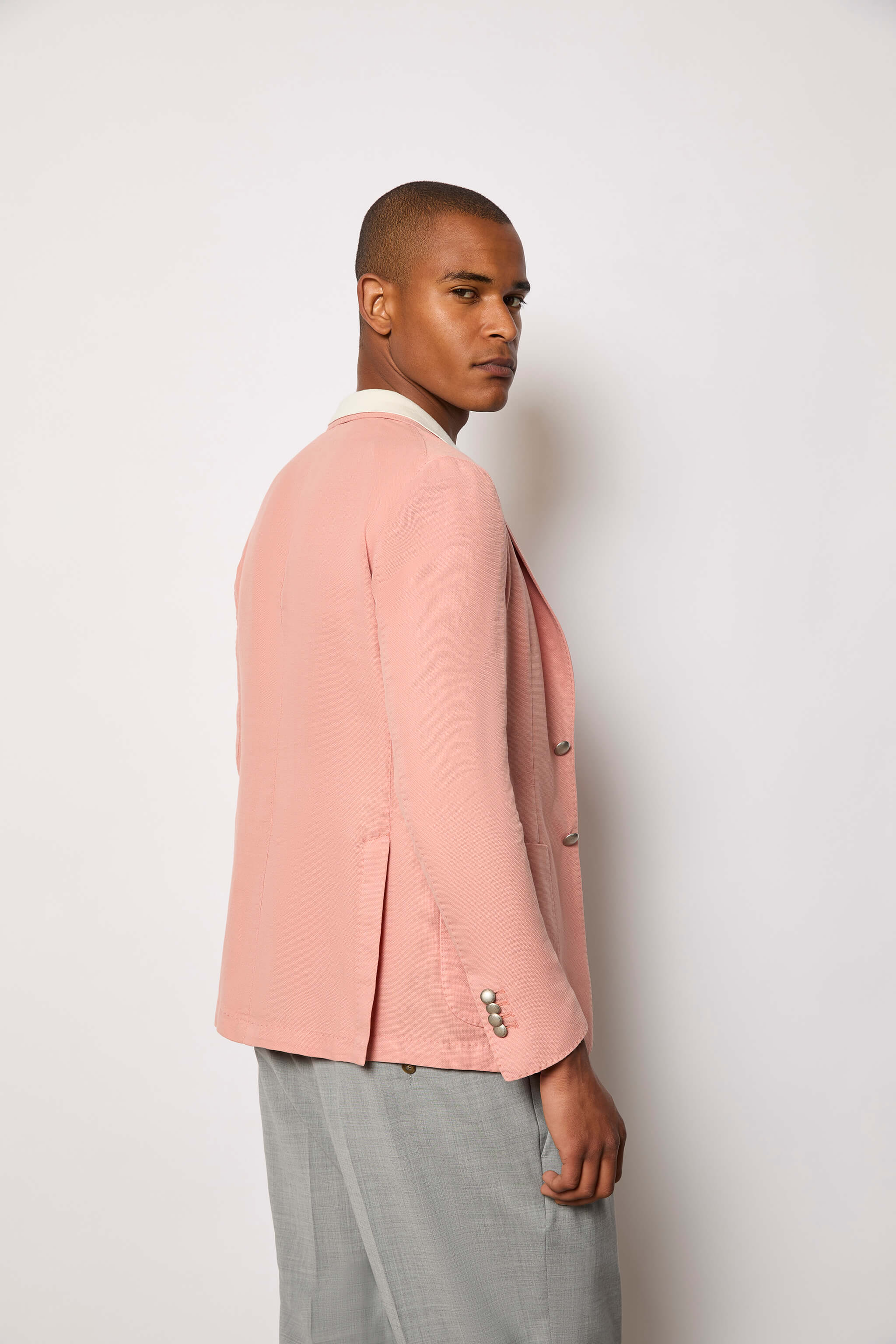 Garment-dyed JACK jacket - pink