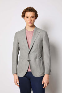 Jack jacket slim fit untreated light grey