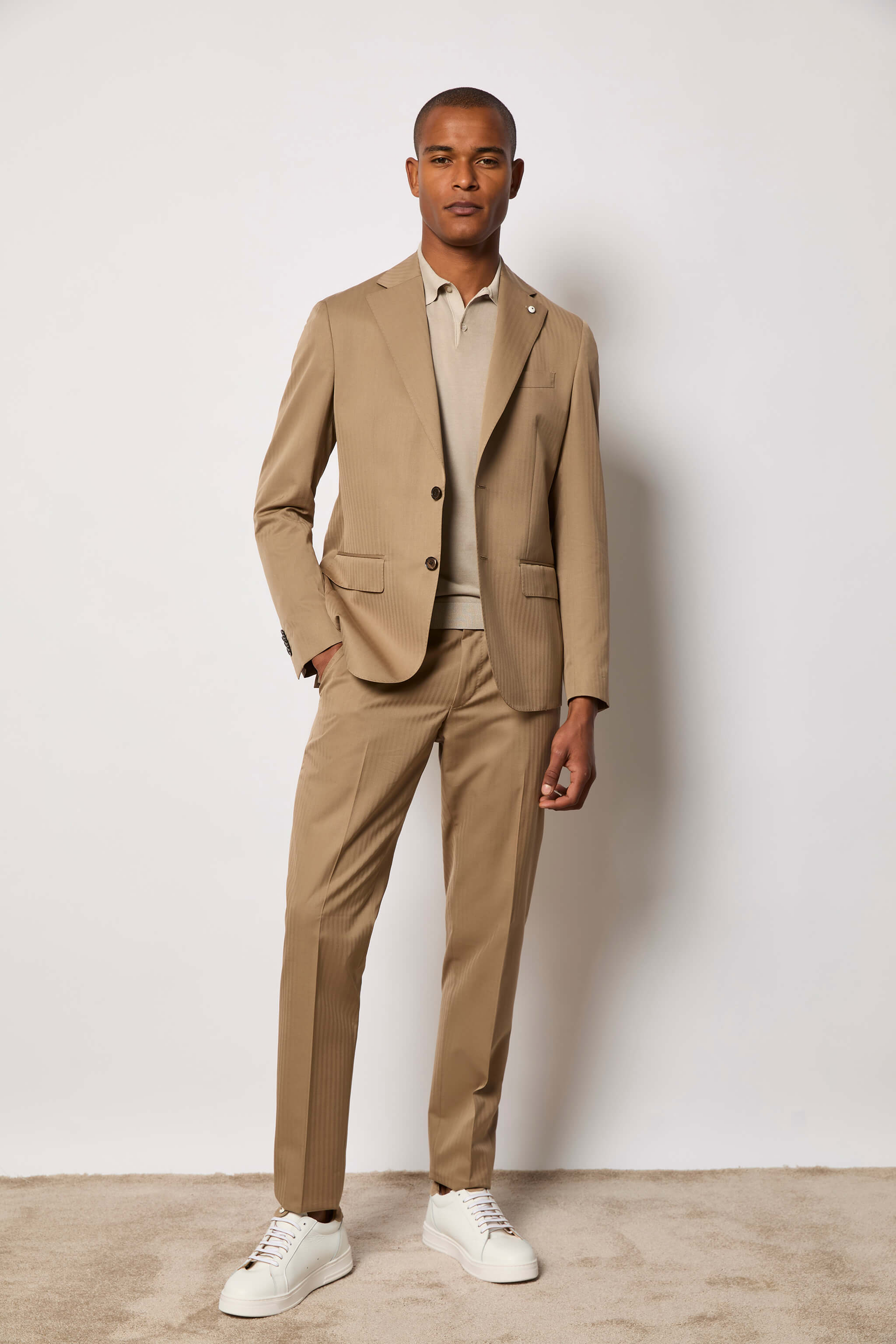 JAMES suit untreated - beige