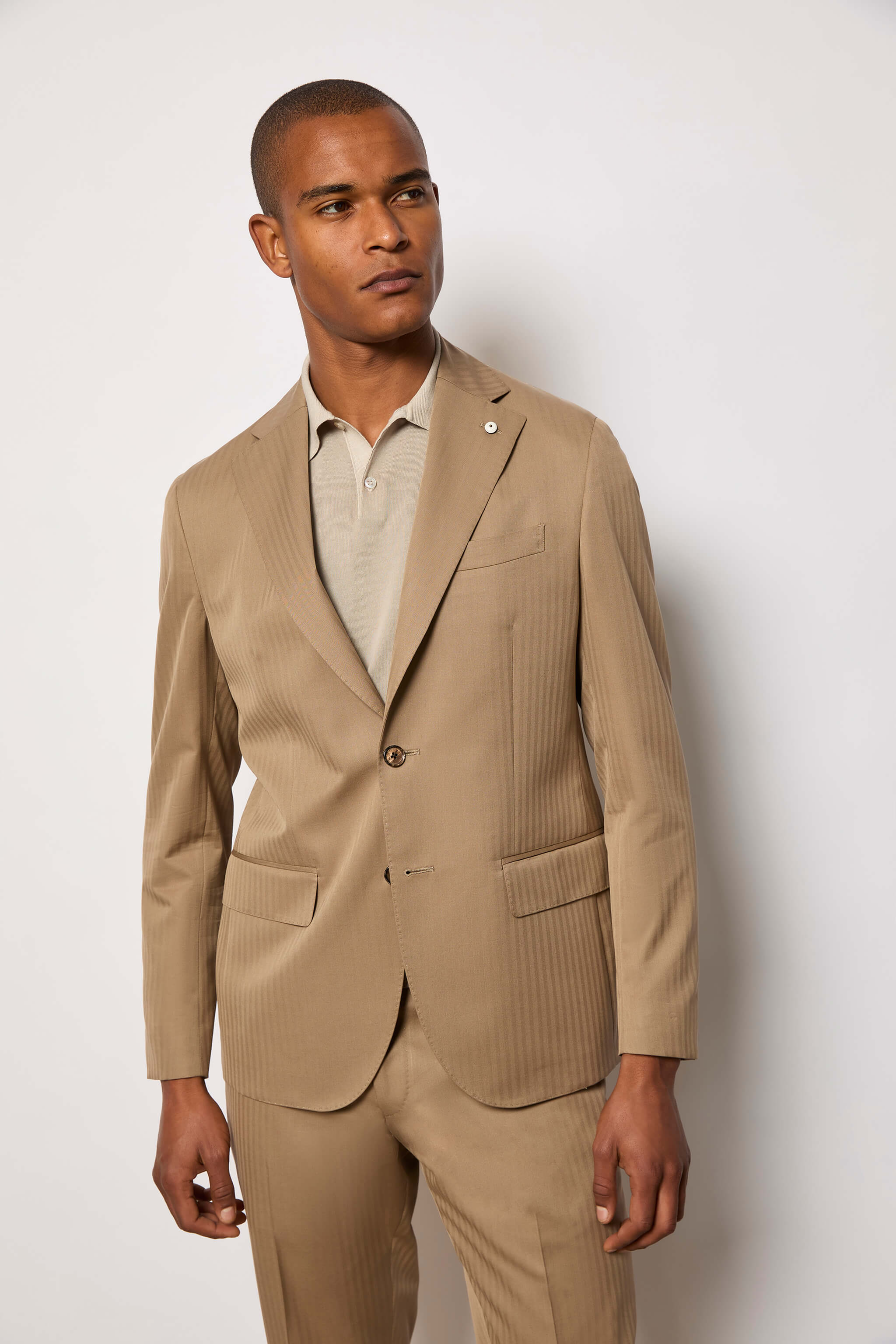 JAMES suit untreated - beige