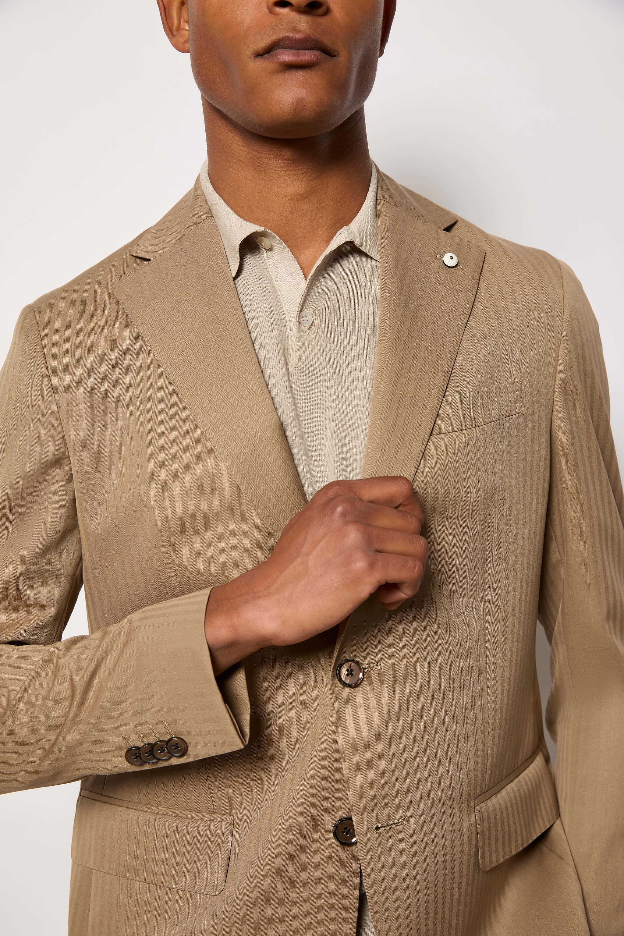 JAMES suit untreated - beige