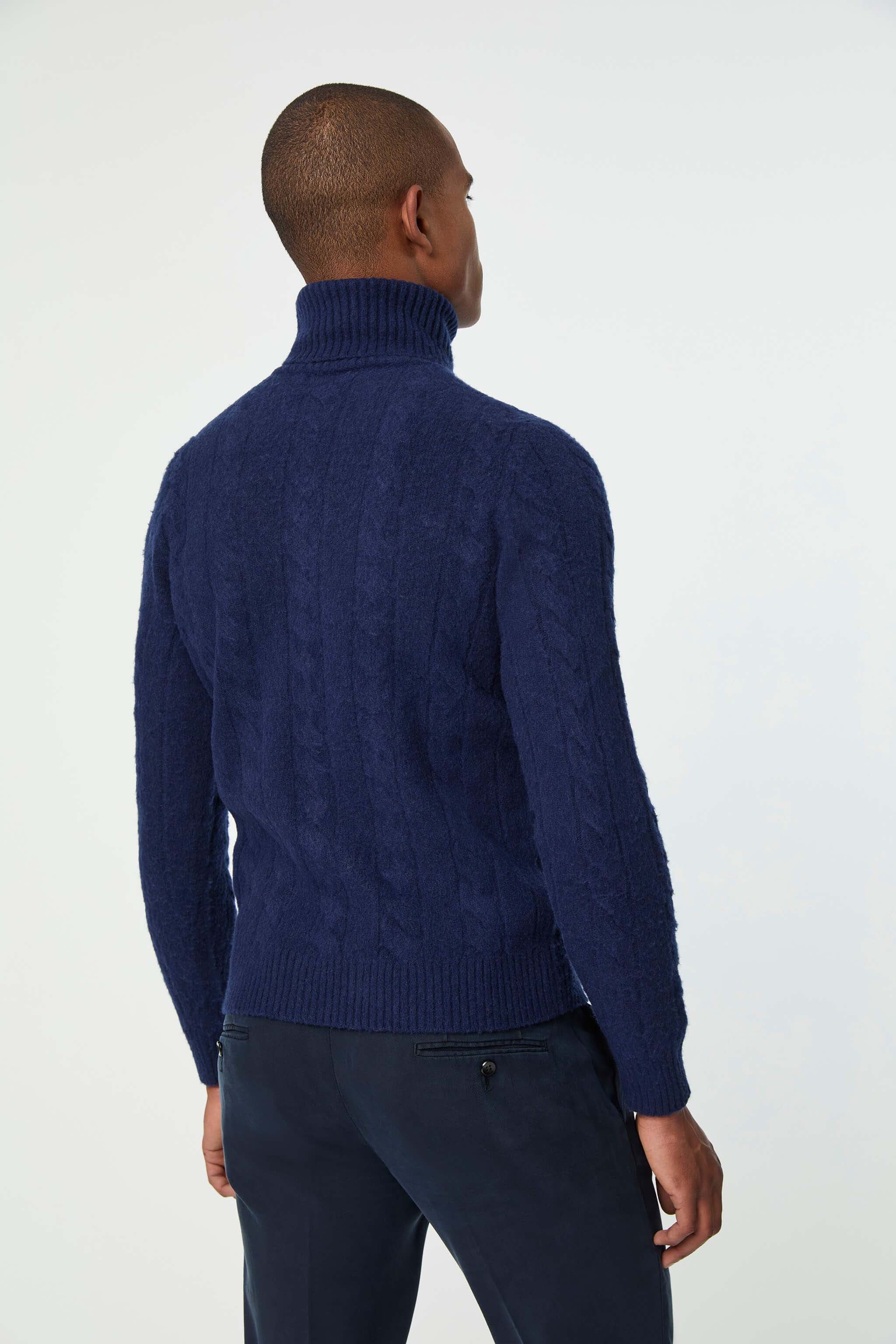 Ocean blue turtleneck