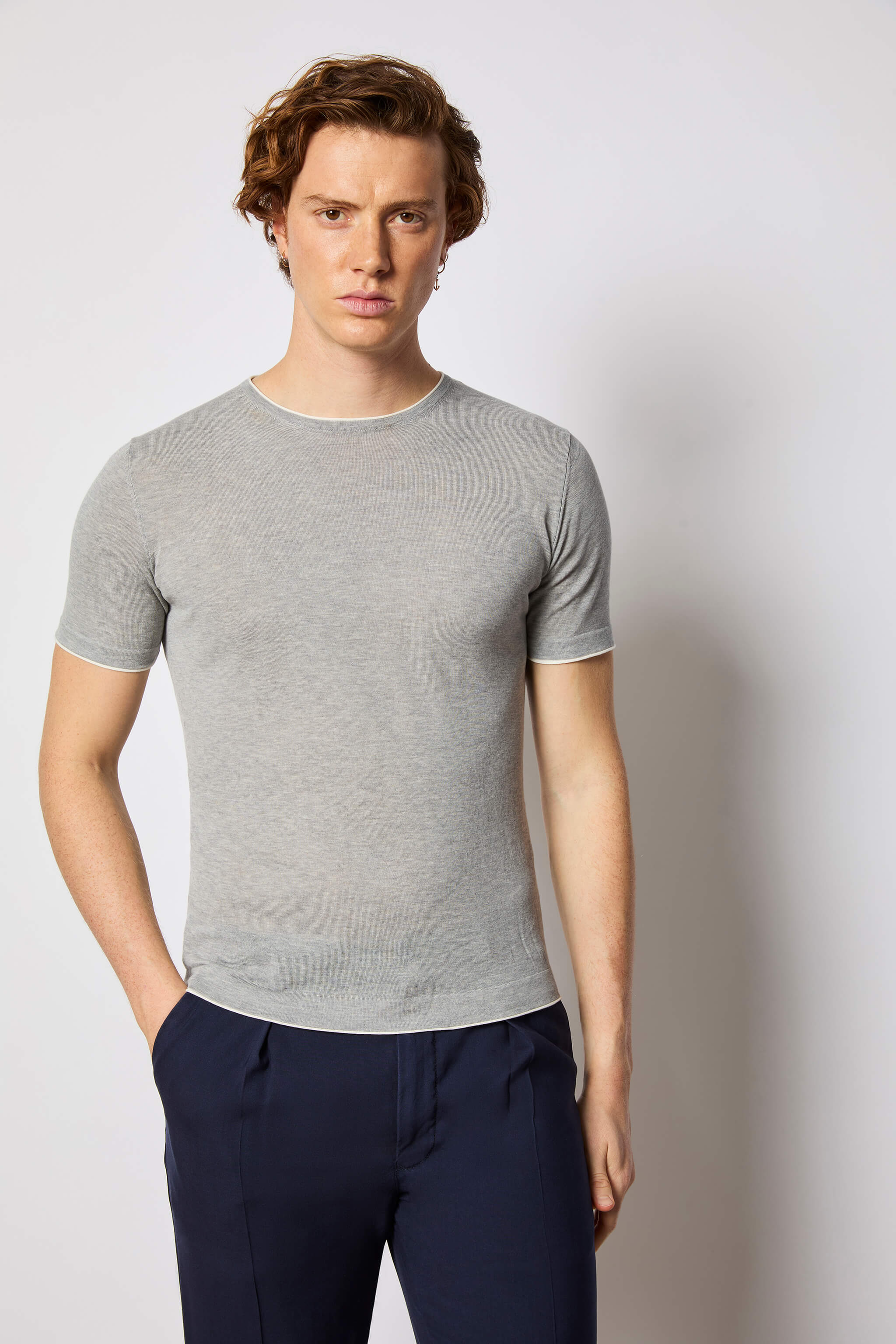 Short sleeve shirt in Gray