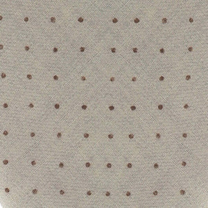 Beige pocket square with a micro polka dot pattern white