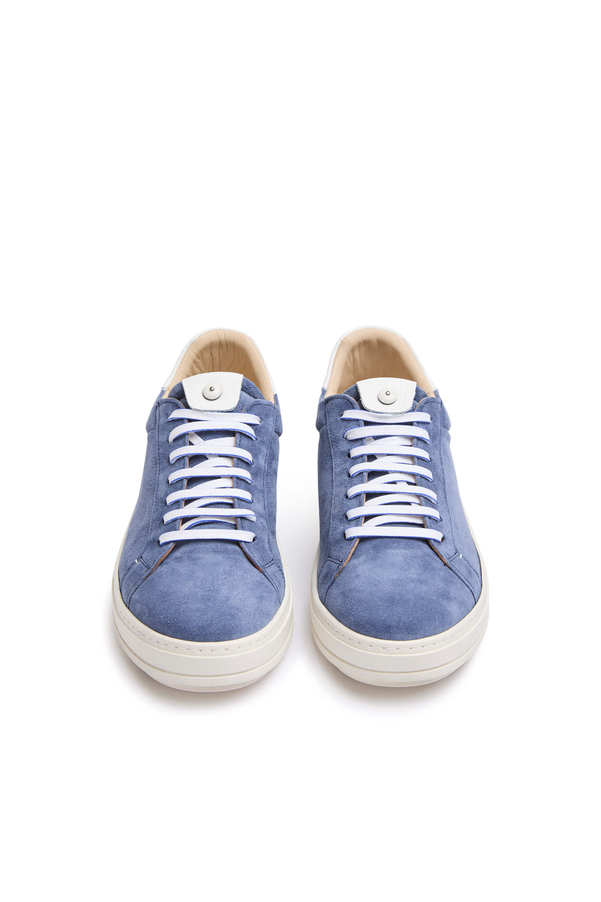 Sneaker retro-tennis blu elettriche