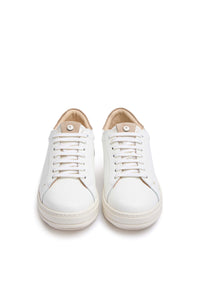 Retro tennis sneakers beige