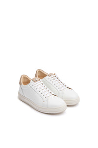 Retro tennis sneakers beige