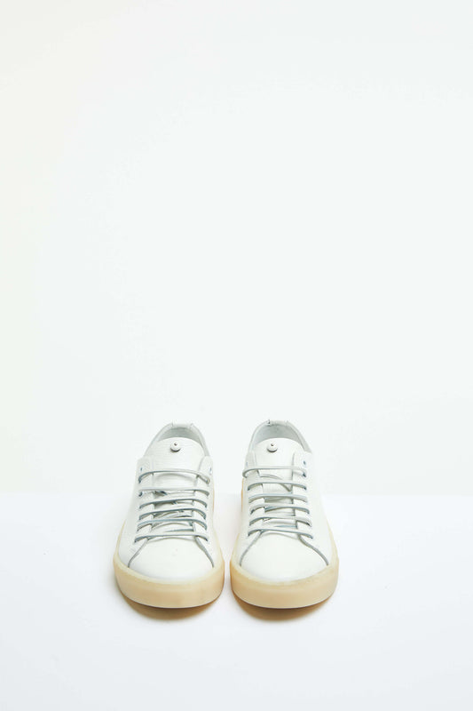 Sneaker martellata beige