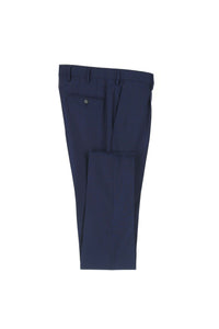 Pantalone duetto mai tai in lana blu elettrico bluette