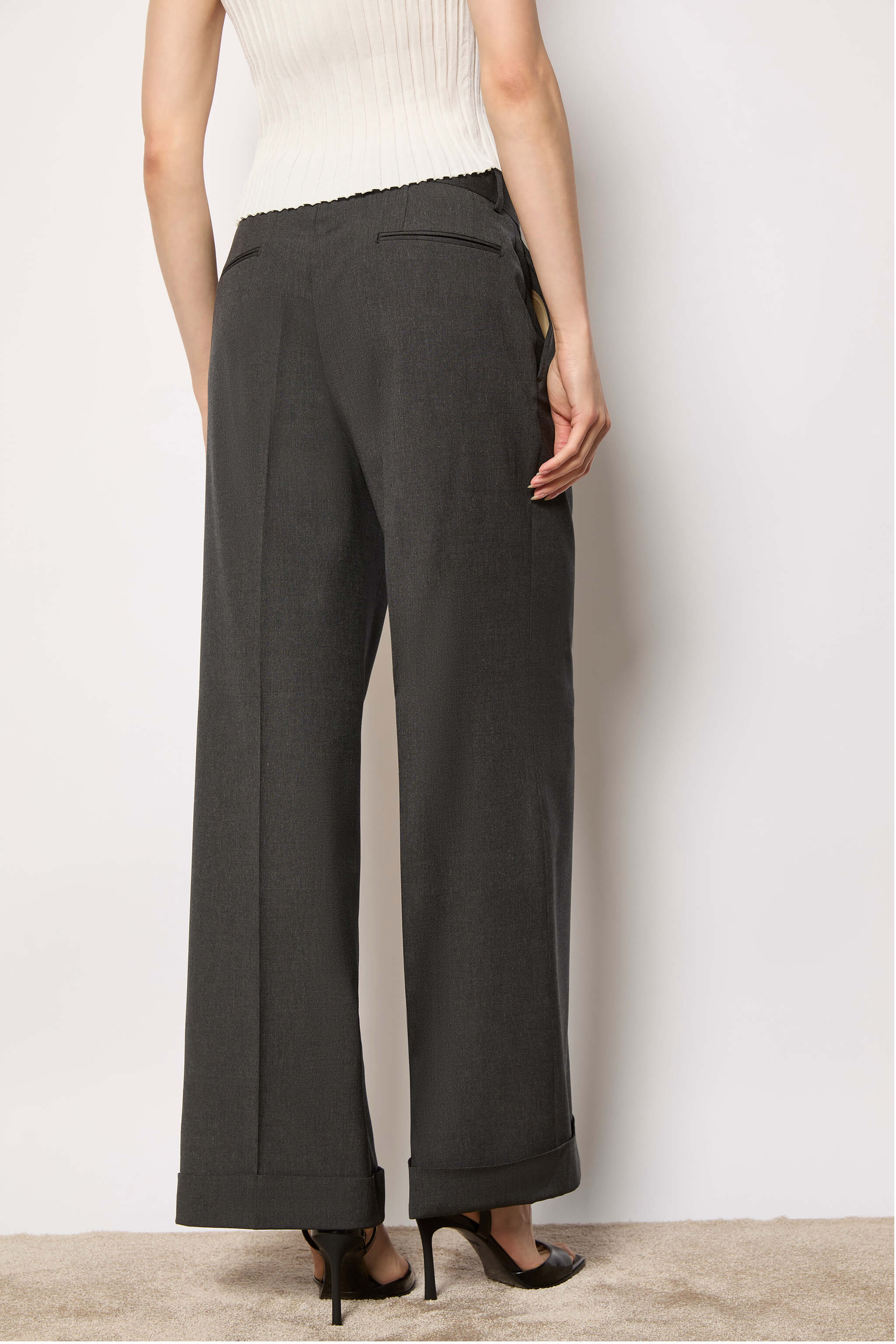 KAREN pants untreated - smoke gray