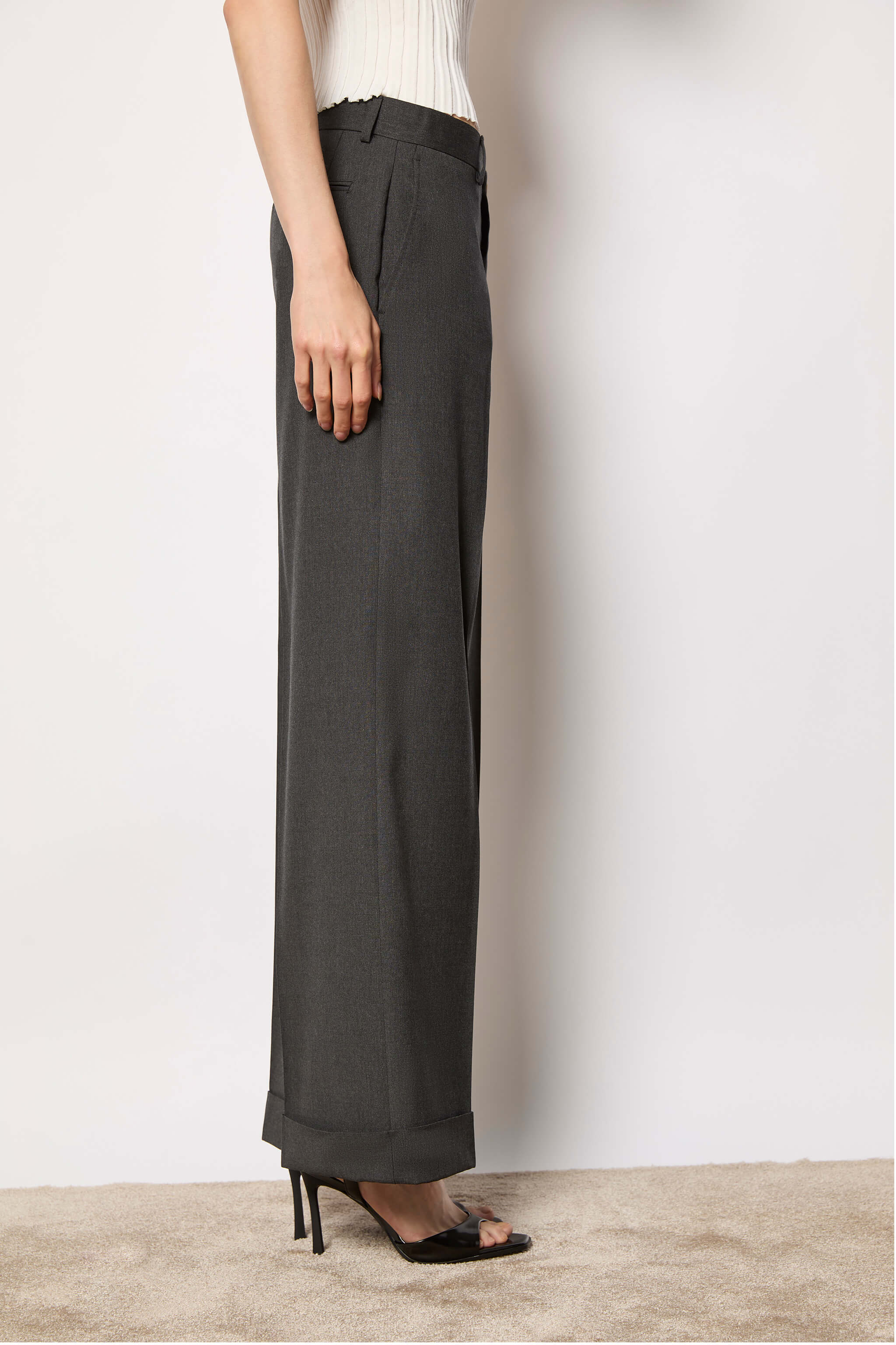 KAREN pants untreated - smoke gray