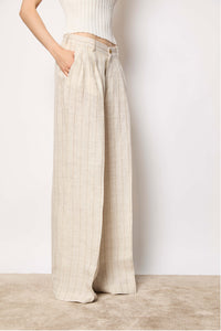 Elisa palazzo pants - ivory beige