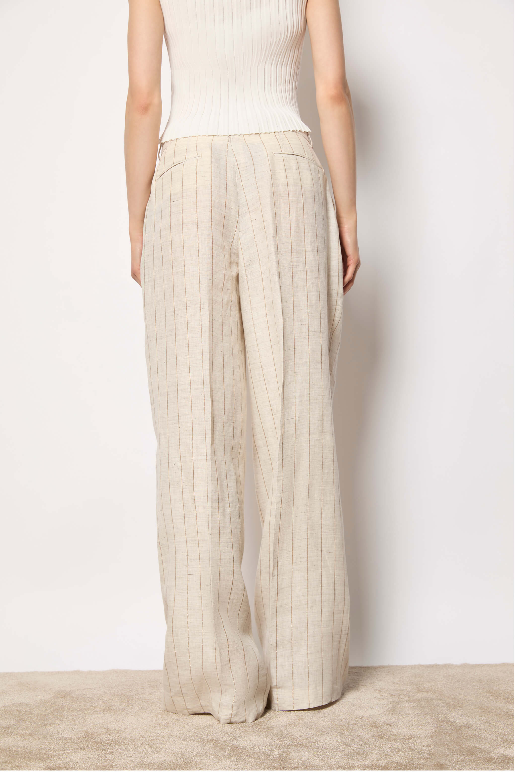 ELISA palazzo pants - ivory