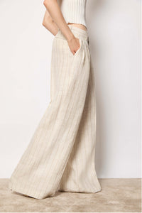 Elisa palazzo pants - ivory beige