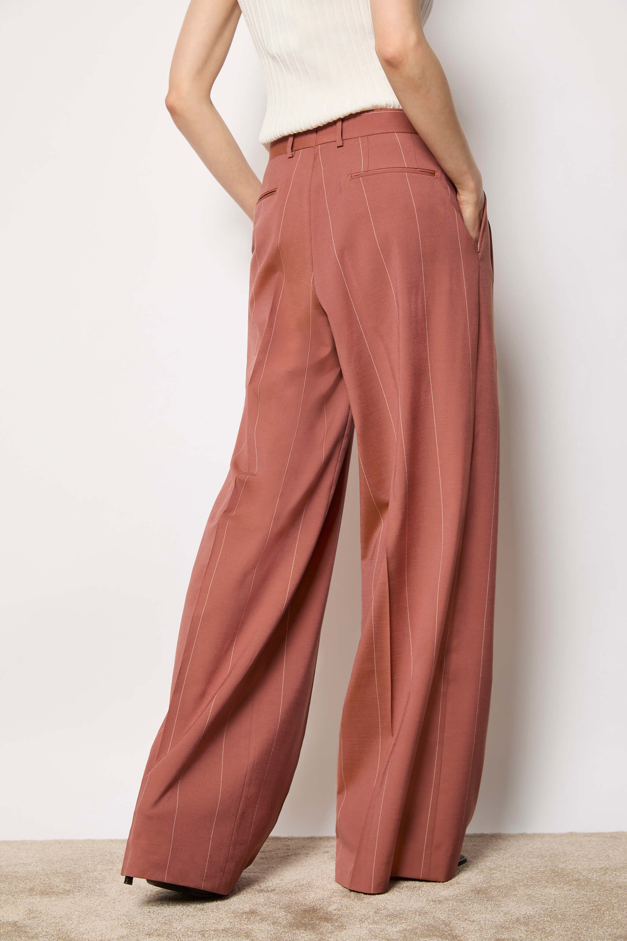 ELISA palazzo pants - burnt orange