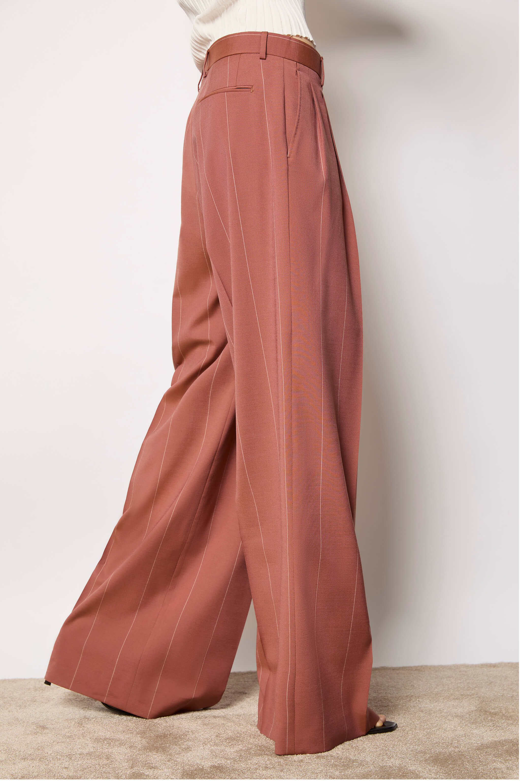 ELISA palazzo pants - burnt orange