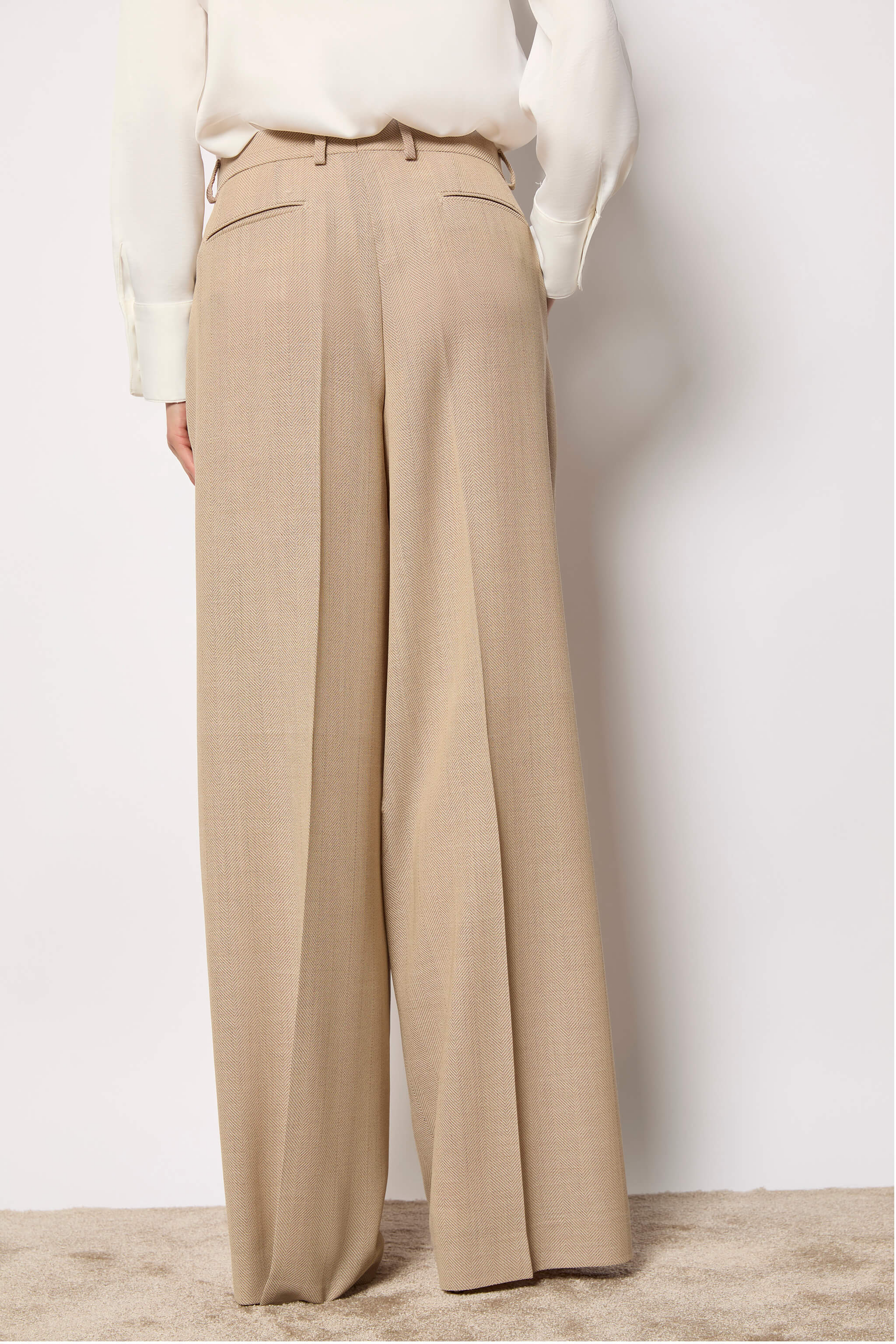 Pantalone palazzo ELISA beige