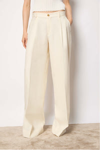 Elisa palazzo pants - white white