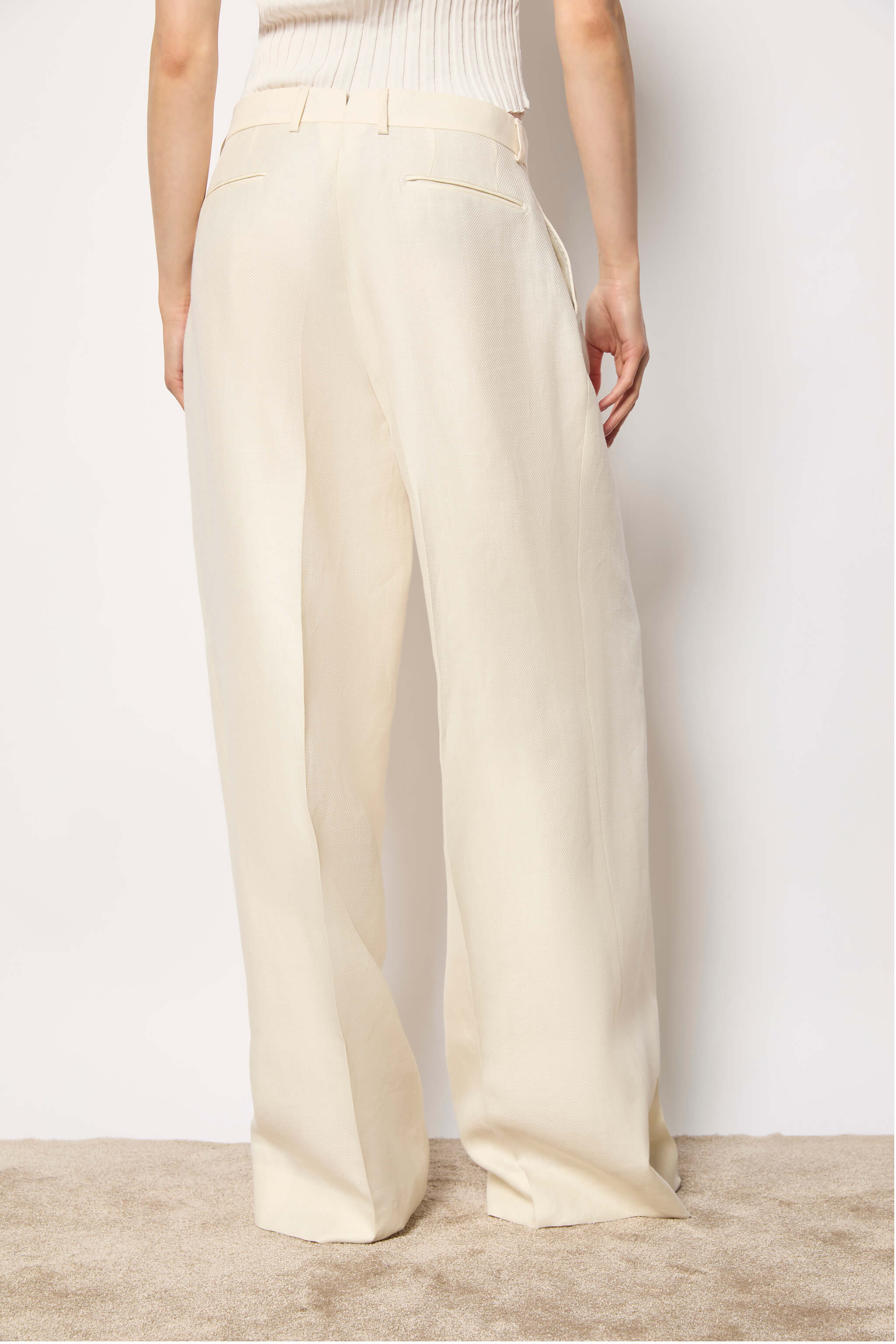 ELISA palazzo pants - white