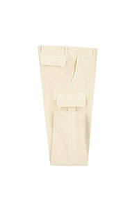 Cargo pants in off-white white